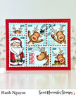Clear Stamp Set - Postage Pals: Santa and Reindeer