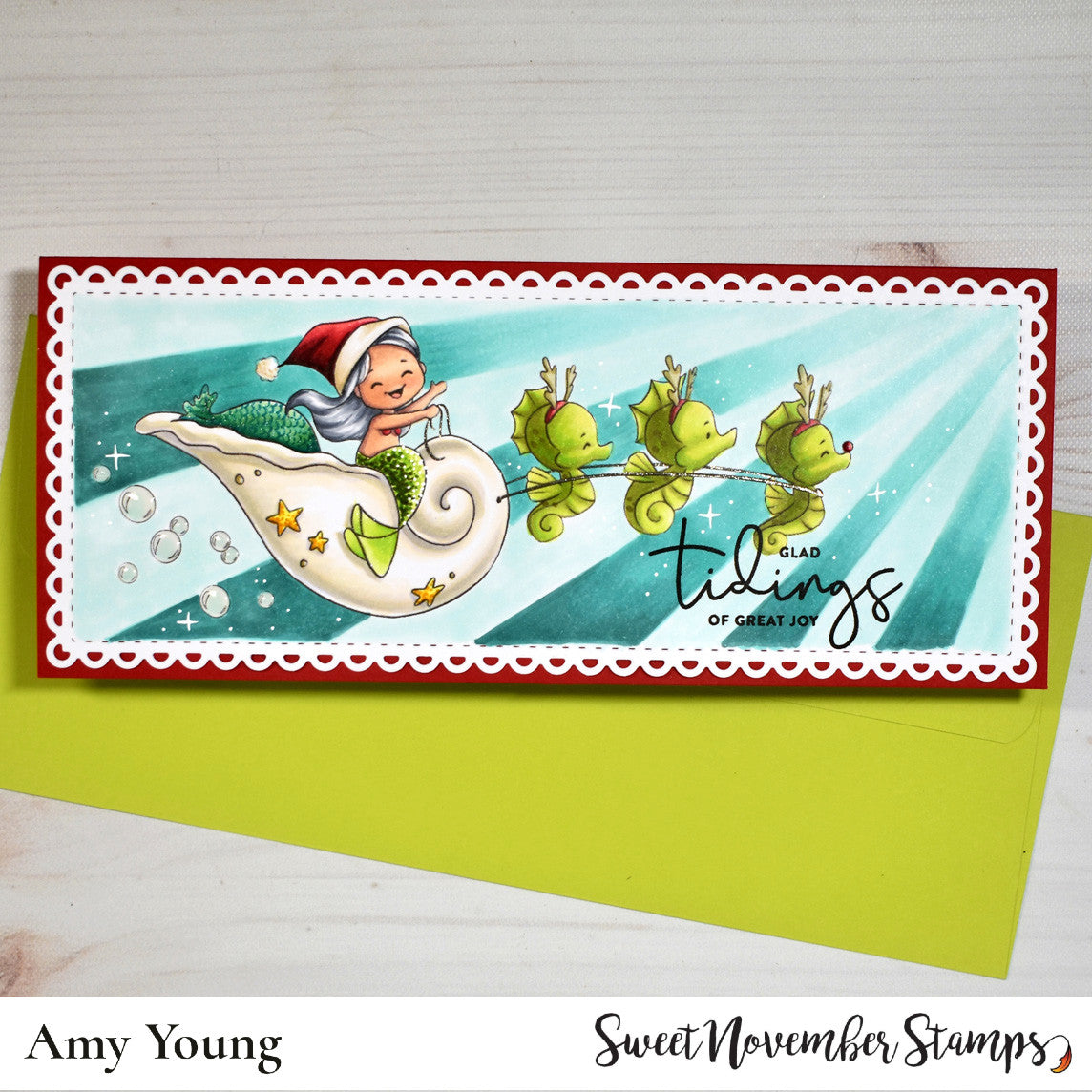 Digital Stamp - Merwee Christmas: Merri's Sleigh Ride