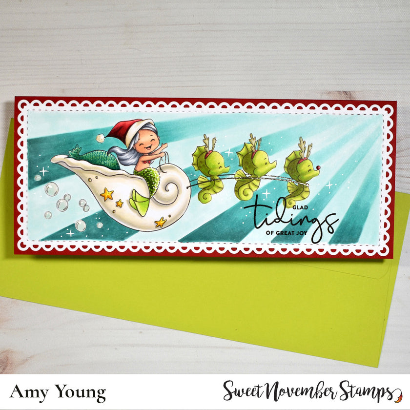 Digital Stamp - Merwee Christmas: Merri's Sleigh Ride