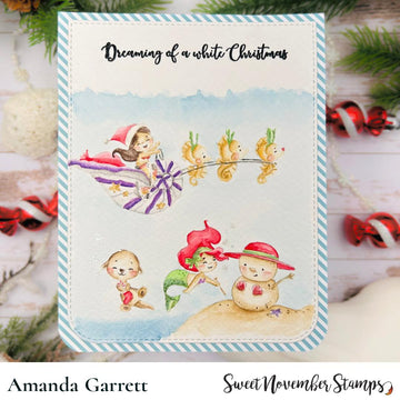 Digital Stamp - Merwee Christmas: Merri's Sleigh Ride