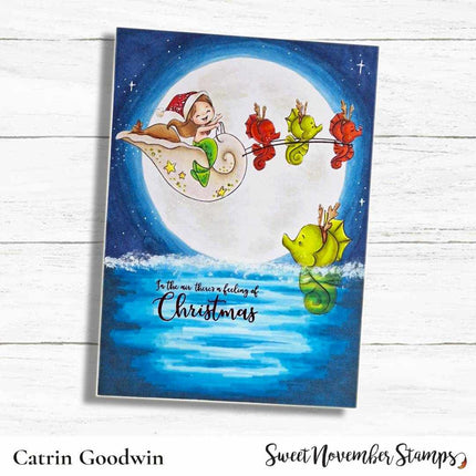 Digital Stamp - Merwee Christmas: Merri's Sleigh Ride