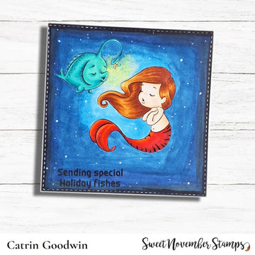 Digital Stamp - Merwee Christmas: Calvin and Eve