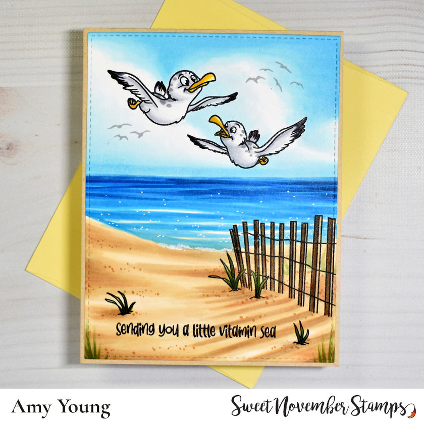 Clear Stamp Set - Sea Birds