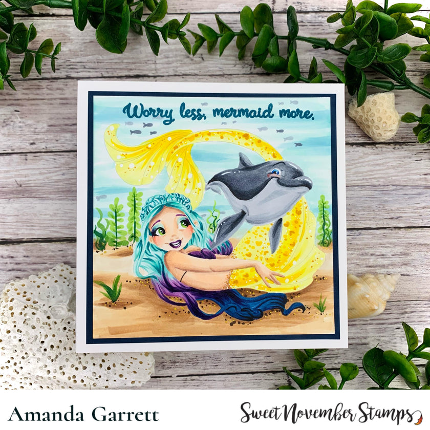 Digital Stamp - Mermazing Friends: Cari and Neo