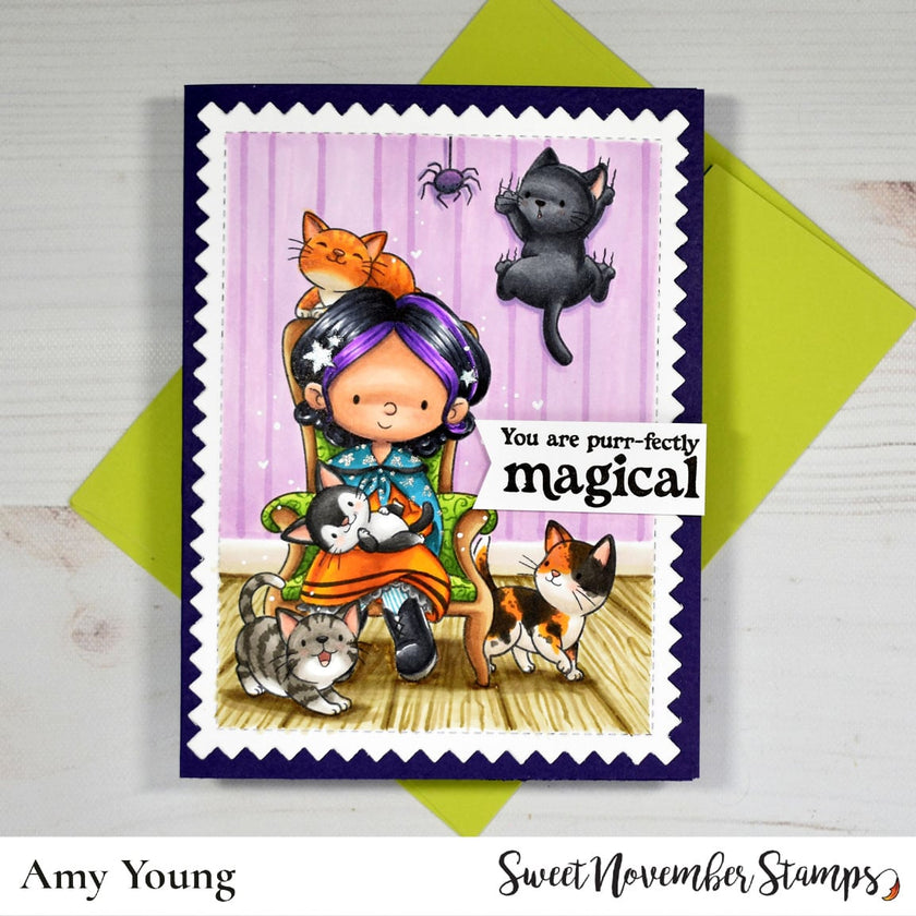 Clear Stamp Set - Black Cat Magic
