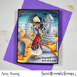 Digital Stamp - Spooky Season Spooktacular: Haunted Cemetery Backgound