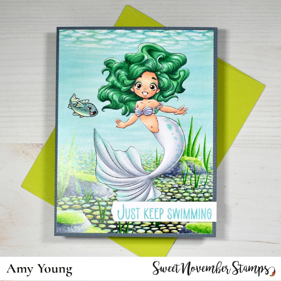 Digital Stamp - Tidewater Tails: Flavia
