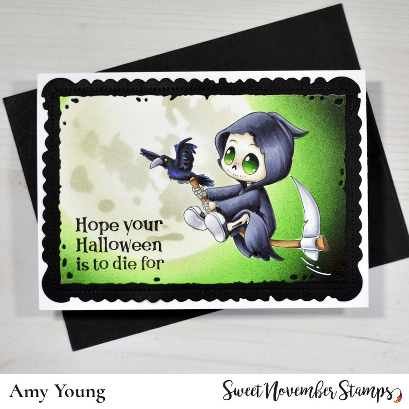 Clear Stamp Set - Lil Grimmy Flying