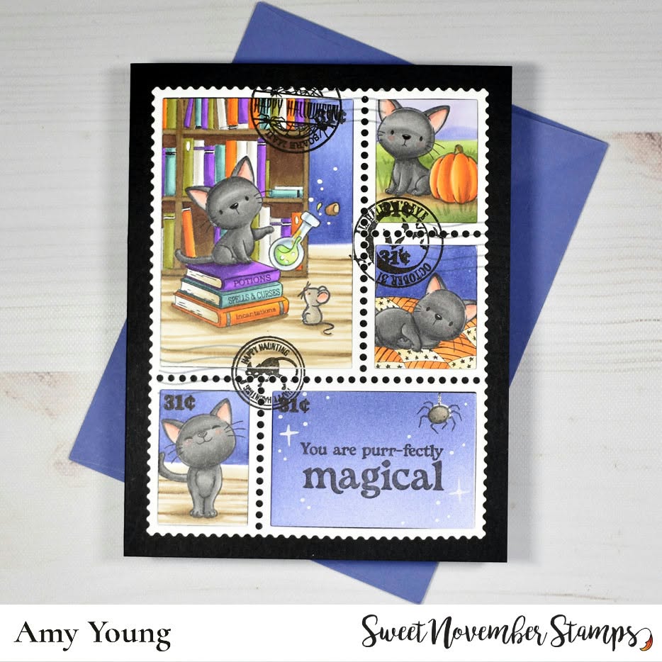 Clear Stamp Set - Black Cat Magic