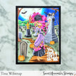 Digital Stamp - Spooky Season Spooktacular: Haunted Cemetery Backgound