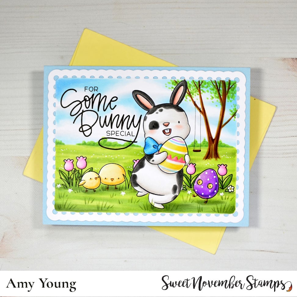 Digital Stamp - Easter Bunny