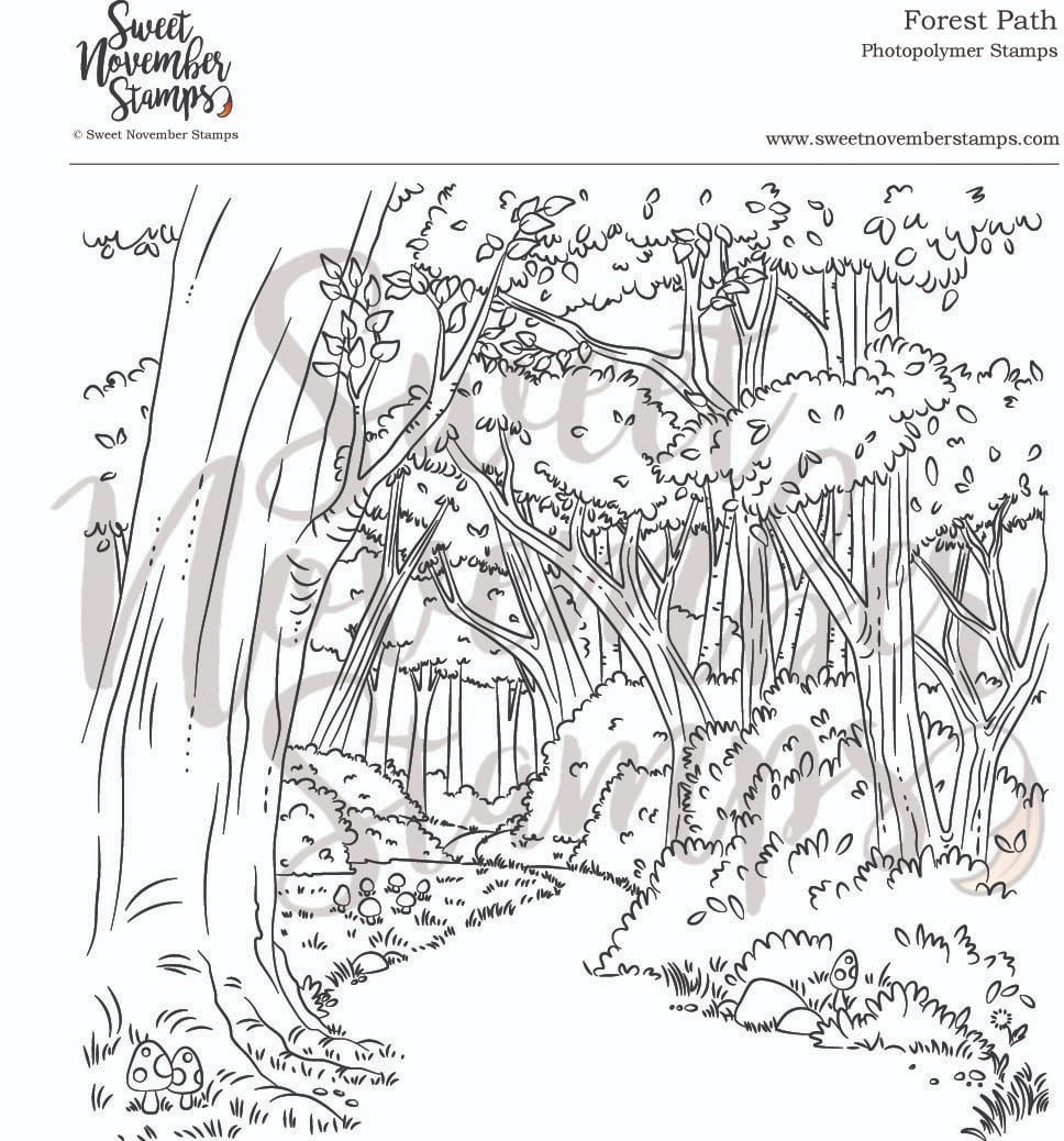 Clear Stamp Set - Forest Path