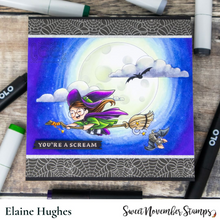 Load image into Gallery viewer, Digital Stamp - Witchee: Night Rider Edith and Tumble
