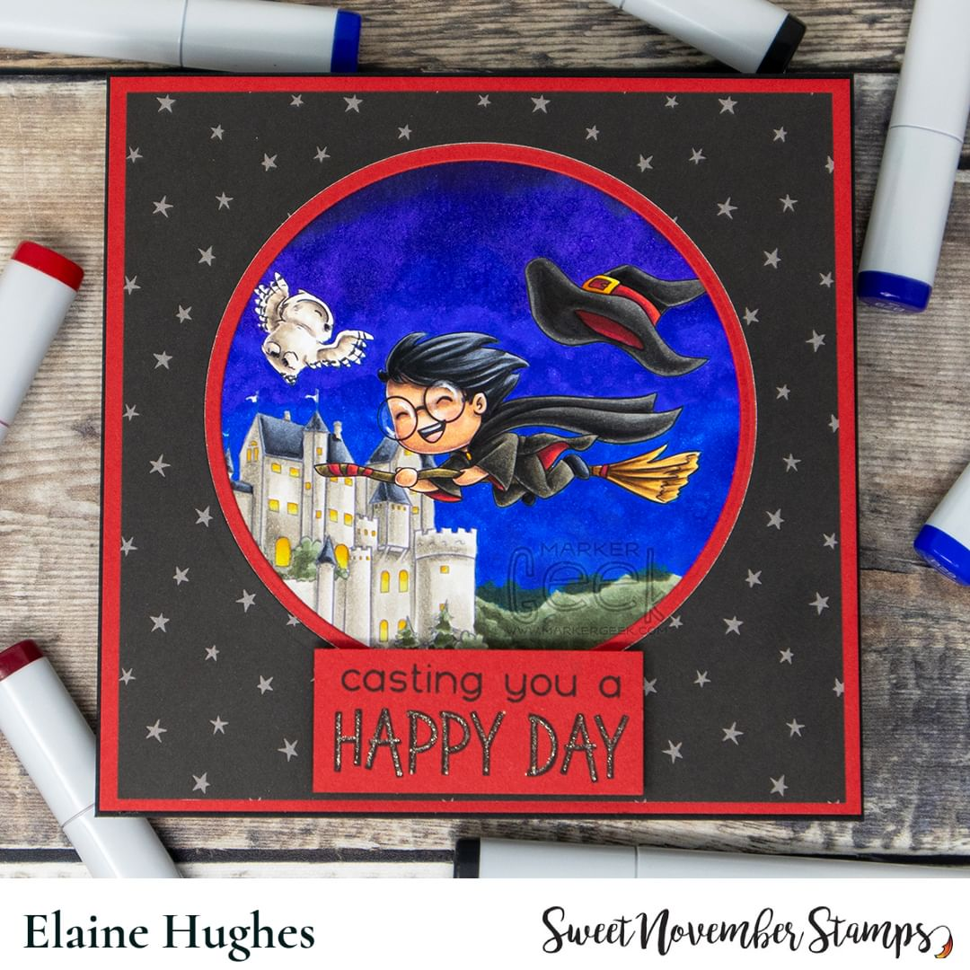 Digital Stamp - Witchee: Night Rider Ewan and Soar