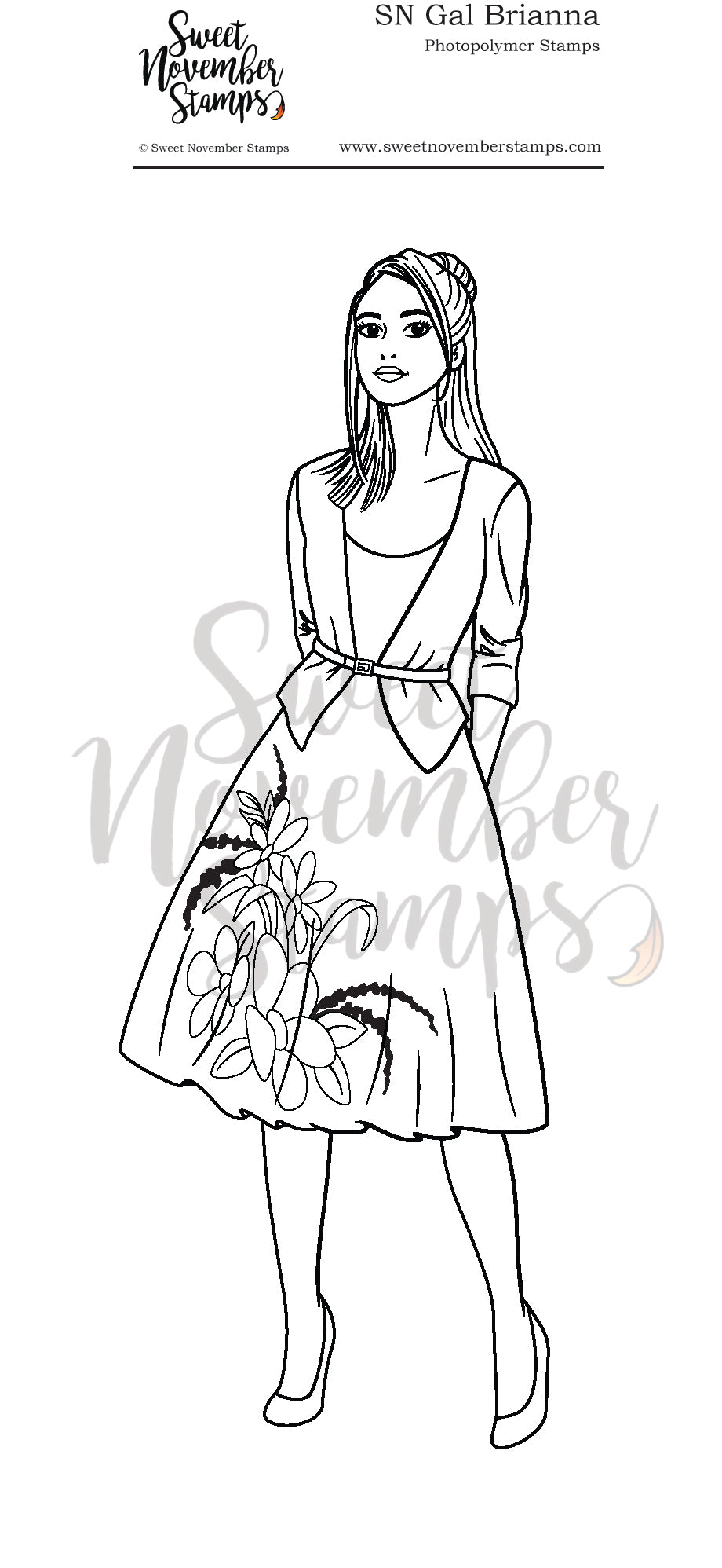 Clear Stamp Set - SN Gal Brianna