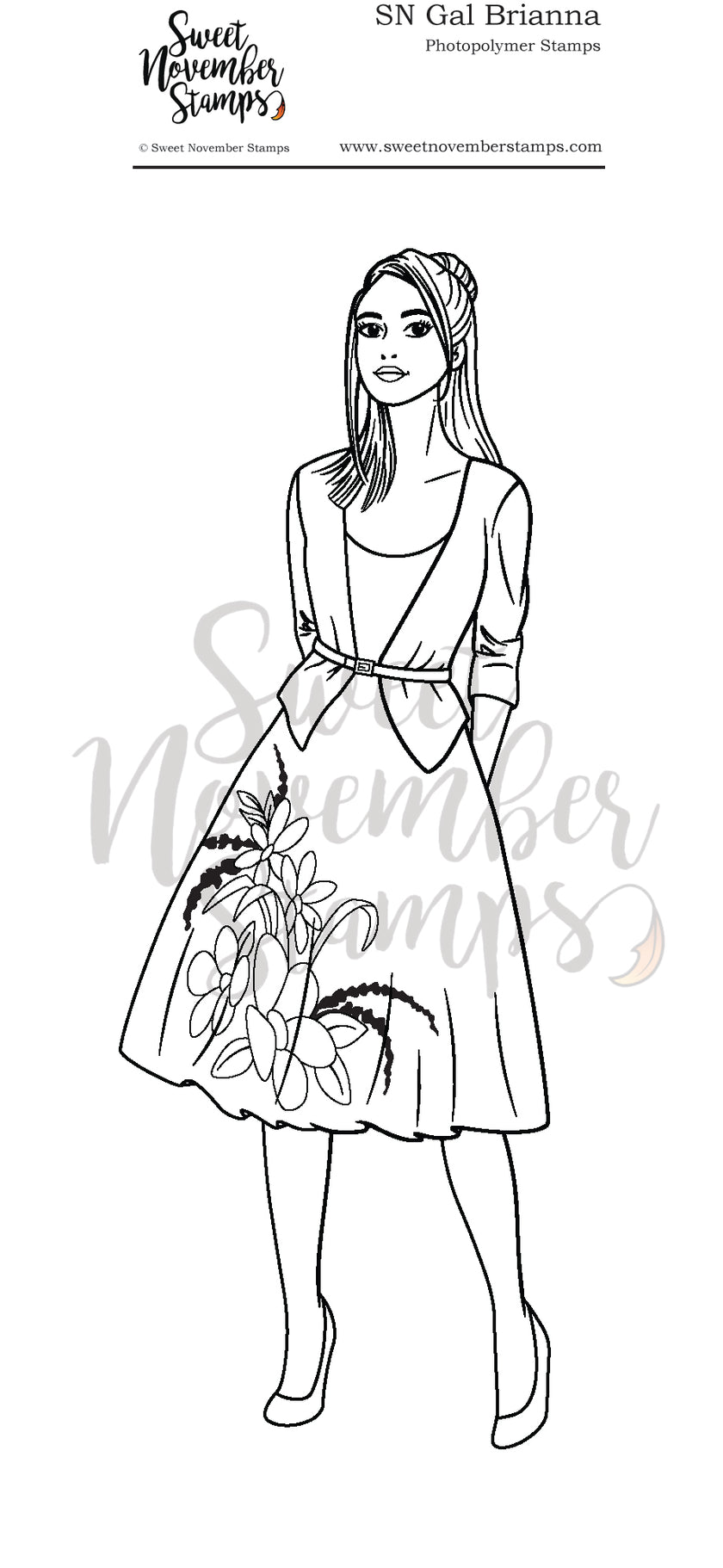 Clear Stamp Set - SN Gal Brianna