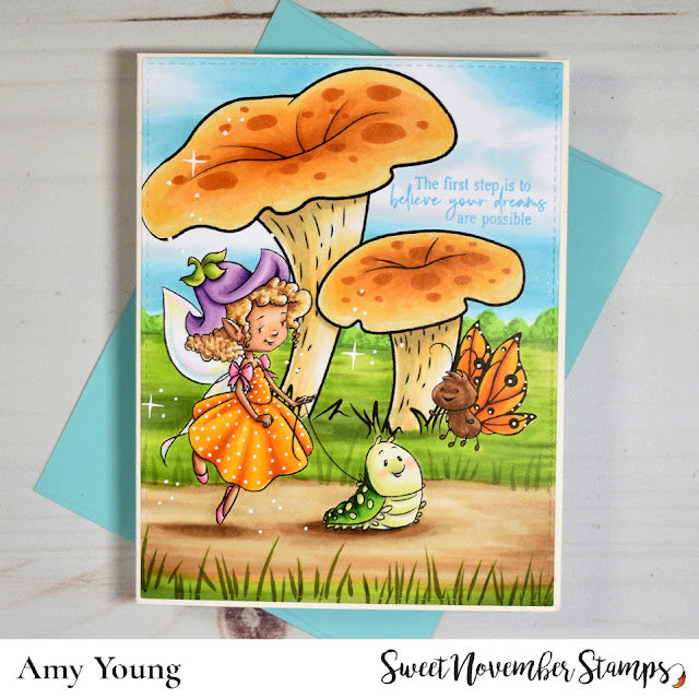 Digital Stamp - March of the Fairies: Viola and Hugo