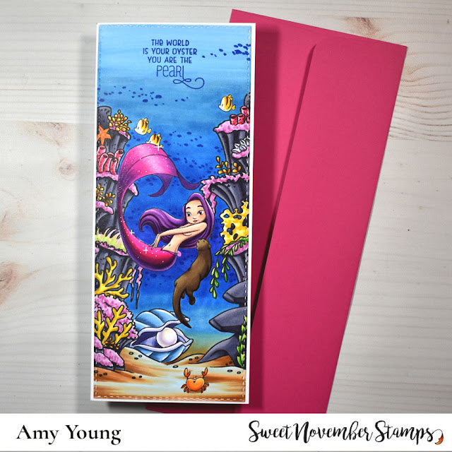 Clear Stamp Set - Horizon Lines: Under the Sea