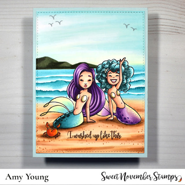 Clear Stamp Set - Mermees Set #1