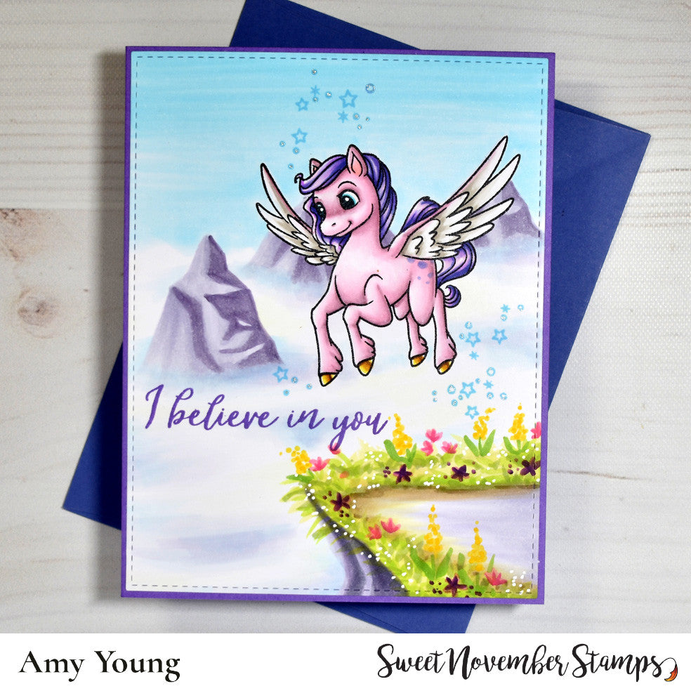 Clear Stamp Set - Fairytale Unicorns 4x6