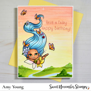 Clear Stamp Set - Fairy Hair