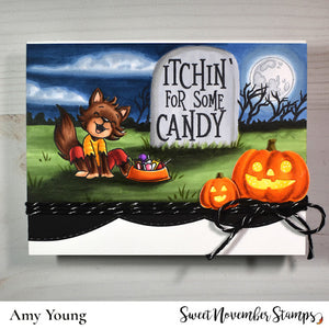 Clear Stamp Set - Happy Howl-O-Ween