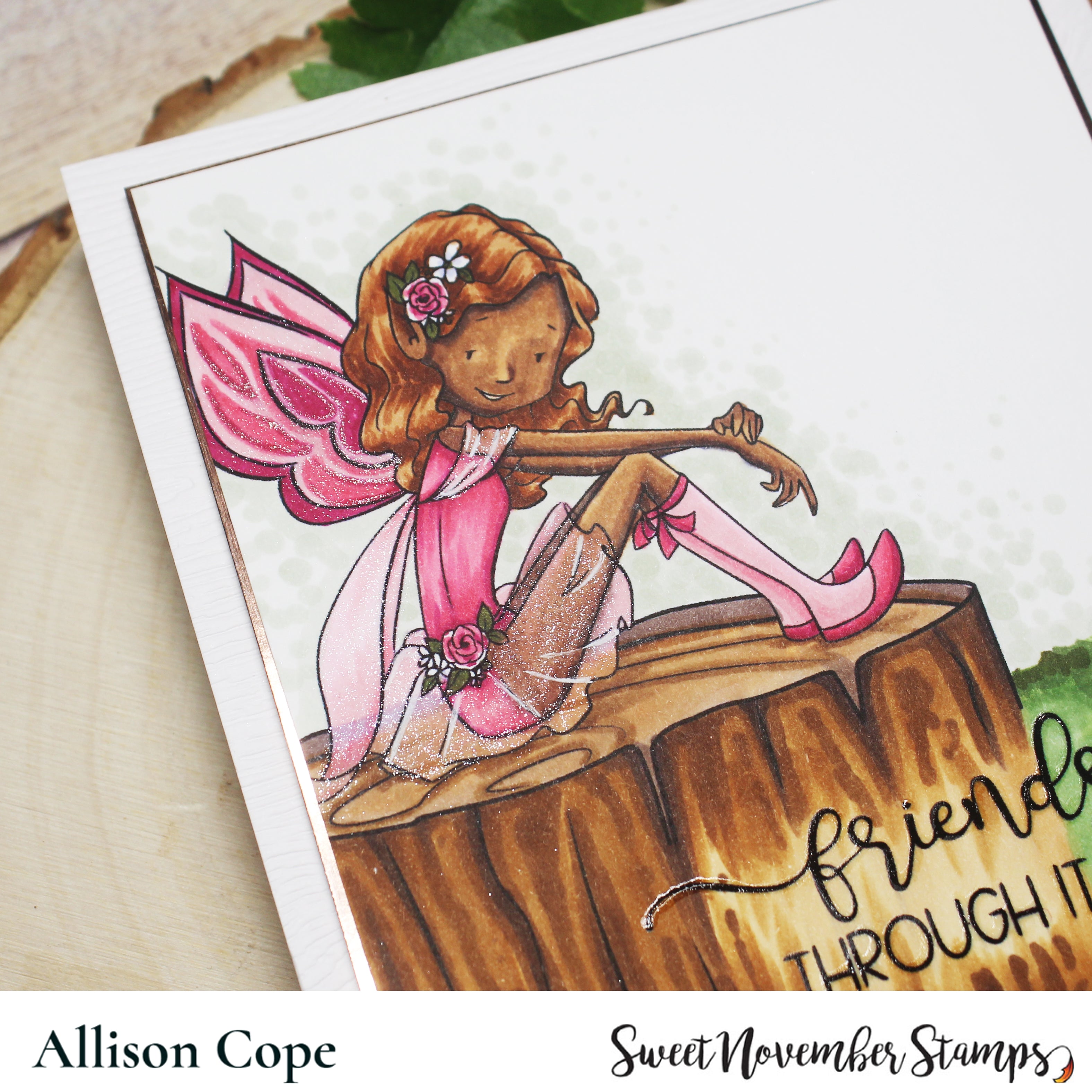 Digital Stamp - Galentine Fairies: Elodie