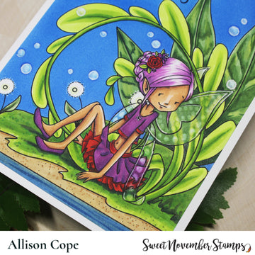 Digital Stamp - Galentine Fairies: Heather