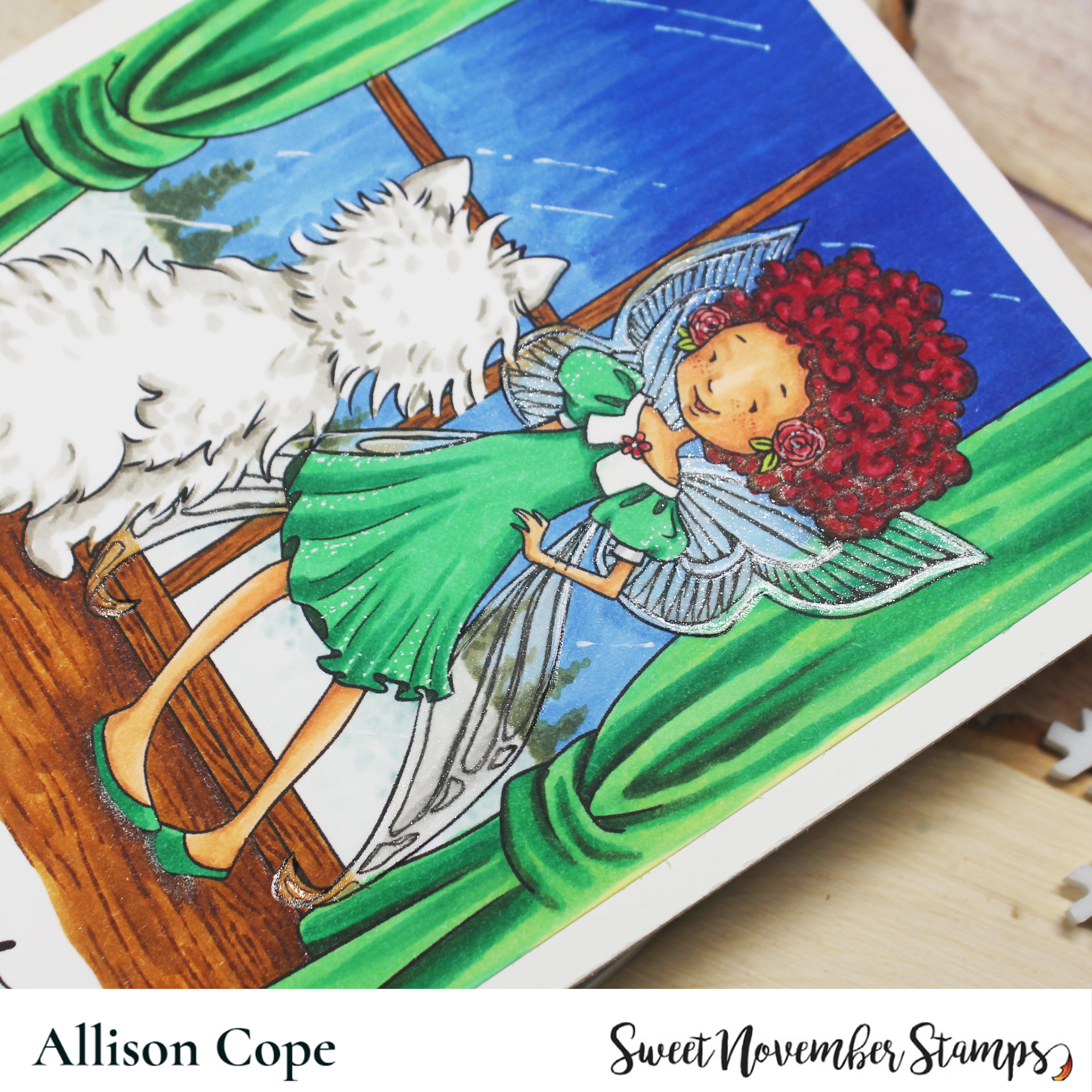 Digital Stamp - Galentine Fairies: Thandie