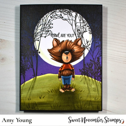 Digital Stamp - Sweet November Vault: Joe Joe, the werewolf