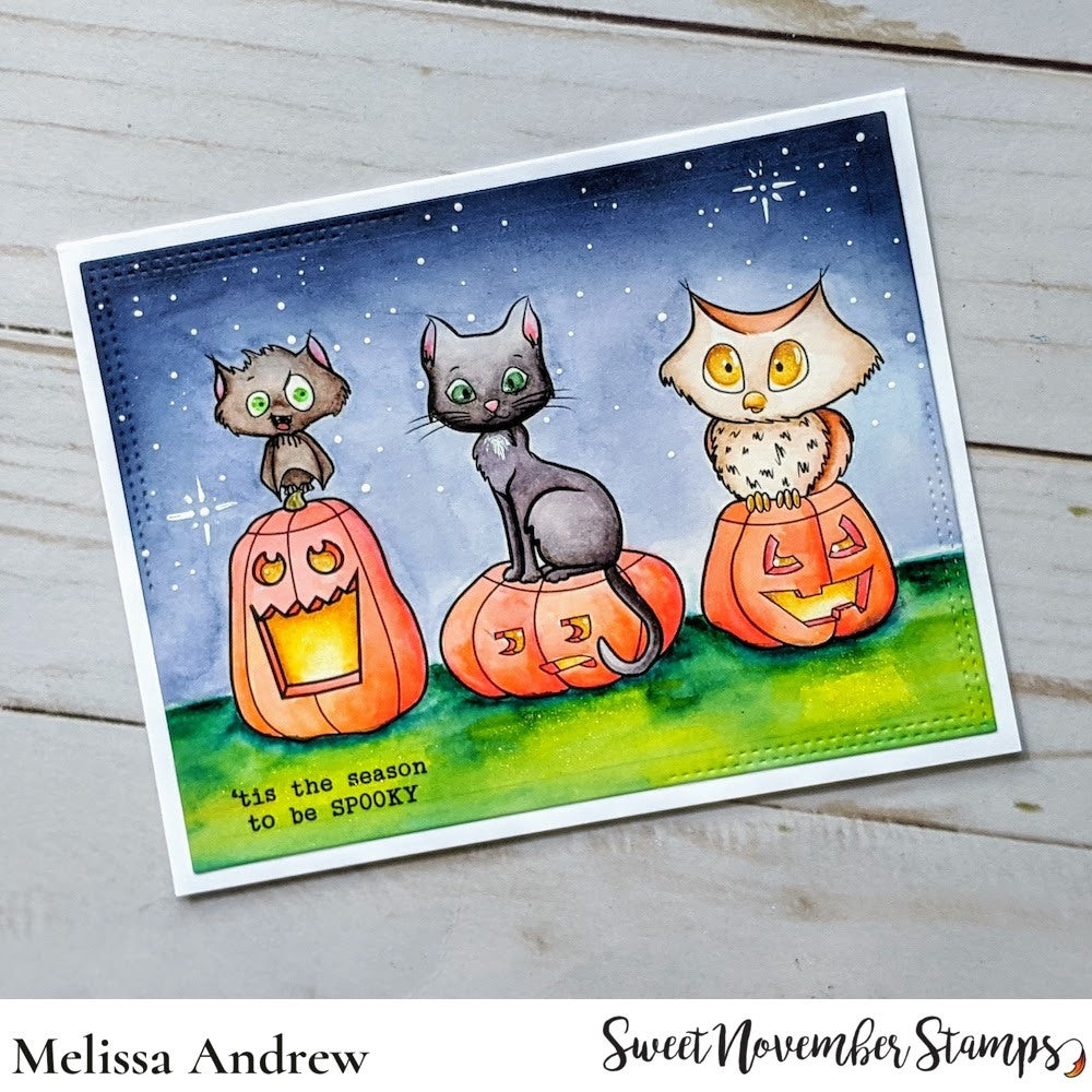 Digital Stamp - Sweet November Vault: Pumpkin Fun, Luna, Vlad and Lucy