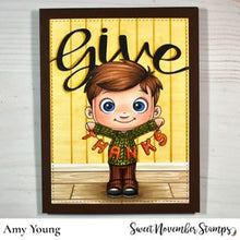 Load image into Gallery viewer, Digital Stamp - Thankful Cutie Boy
