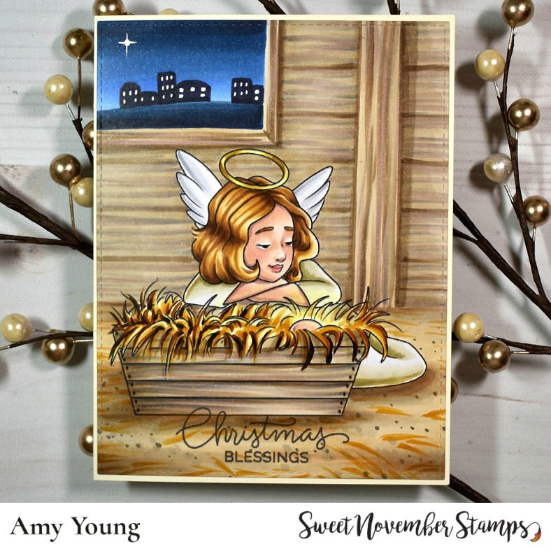 Digital Stamp - Come let us adore Him