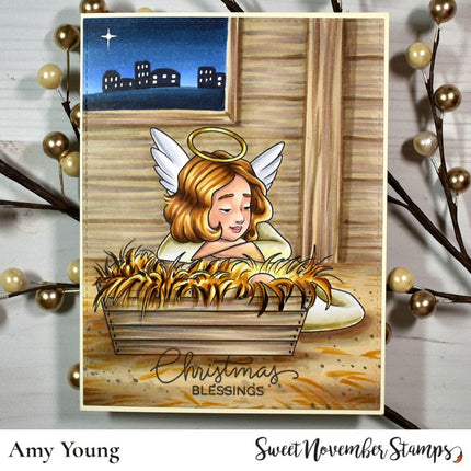 Digital Stamp - Come let us adore Him