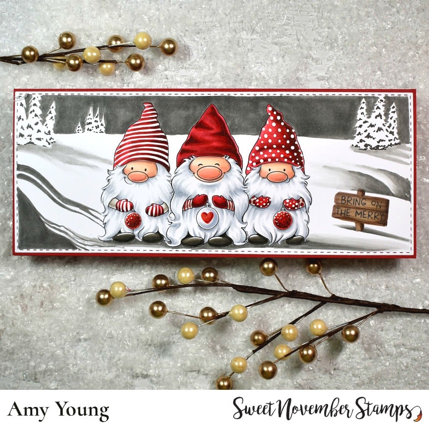 Digital Stamp - Gnome for the Holidays: Gnewton