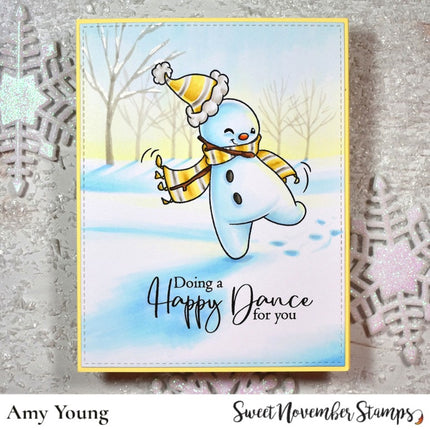 Digital Stamp - Snowmen Sentiment Set