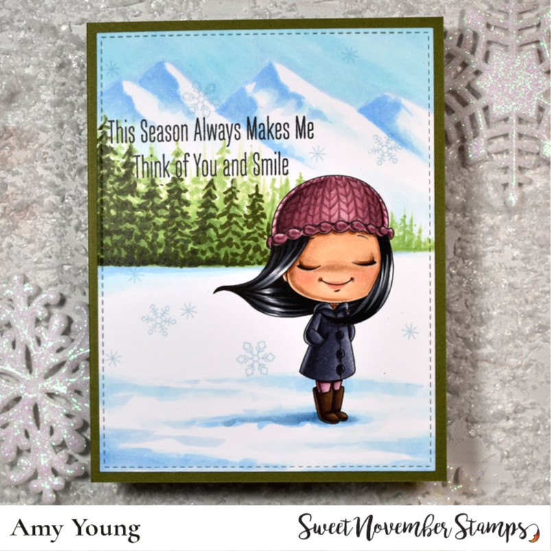 Digital Stamp - Sweet November Vault: Winter Kids Tess