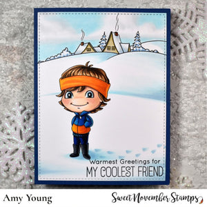 Digital Stamp - Sweet November Vault: Winter Kids Zach