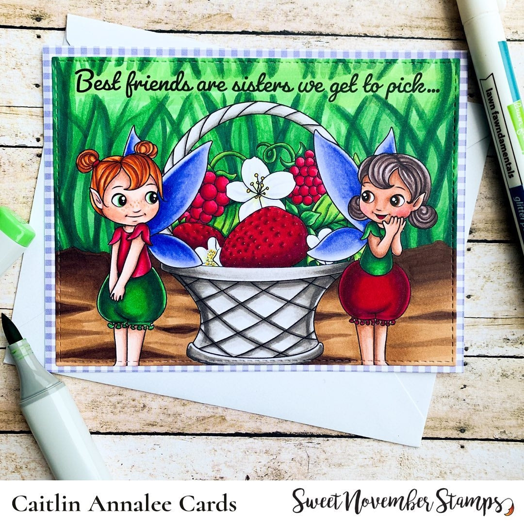 Digital Stamp - Berry Baskets