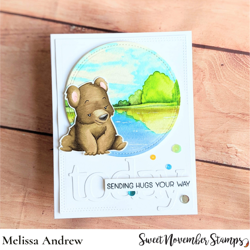 Digital Stamp - Reflections: Honey Bear