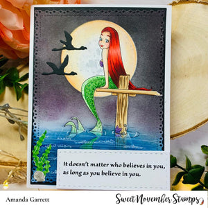 Digital Stamp - Mermaid Reflections: Capri