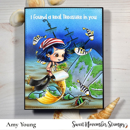 Digital Stamp - Pirate Background Builder Set