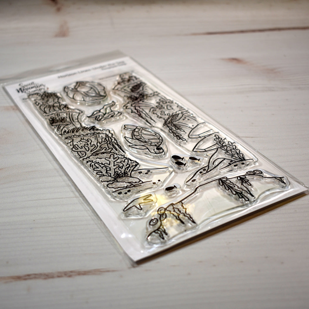 Clear Stamp Set - Horizon Lines: Under the Sea