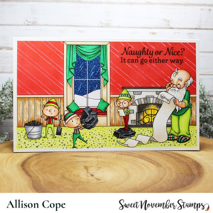 Clear Stamp Set - Simple Room Christmas Add-On