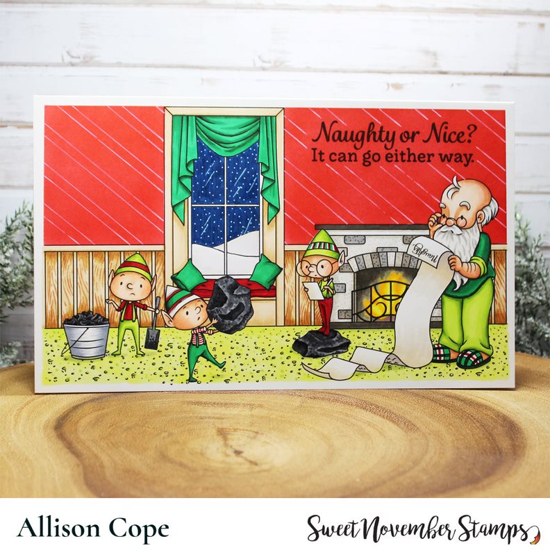 Clear Stamp Set - Naughty List