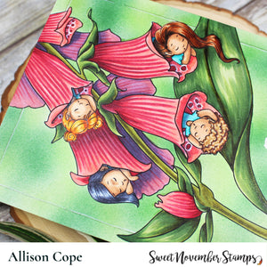 Digital Stamp - Fairy Sleepover: Foxglove Accessory Set