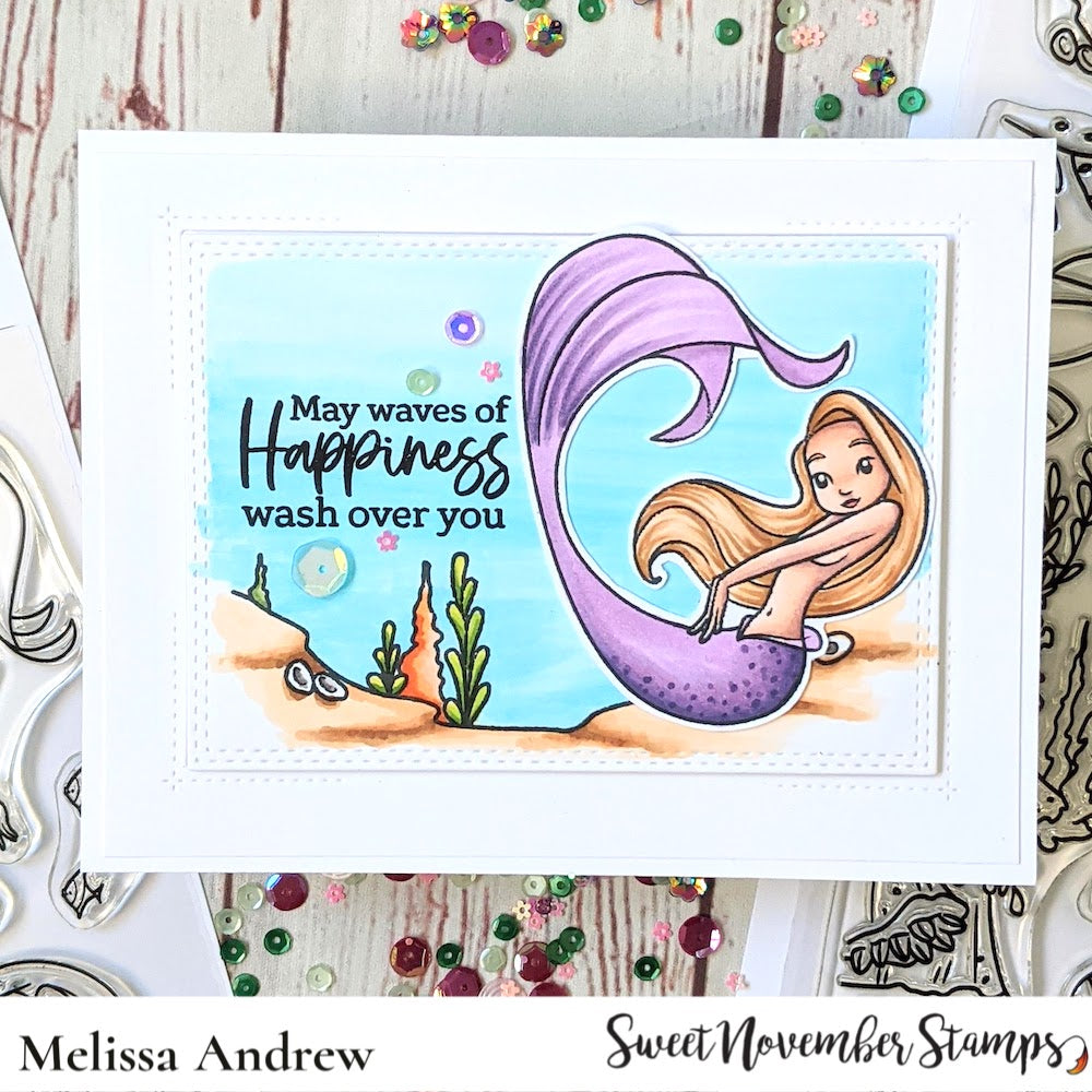 Clear Stamp Set - Horizon Lines: Under the Sea