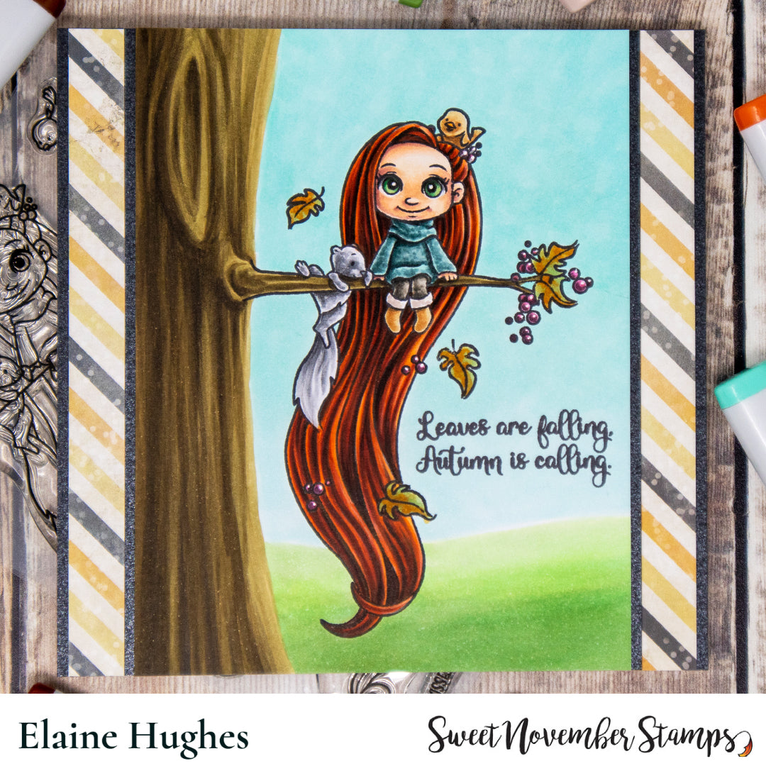 Clear Stamp Set - A Chill in the Hair