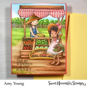 Digital Stamp - The Brownies Farmers Market: Hickory