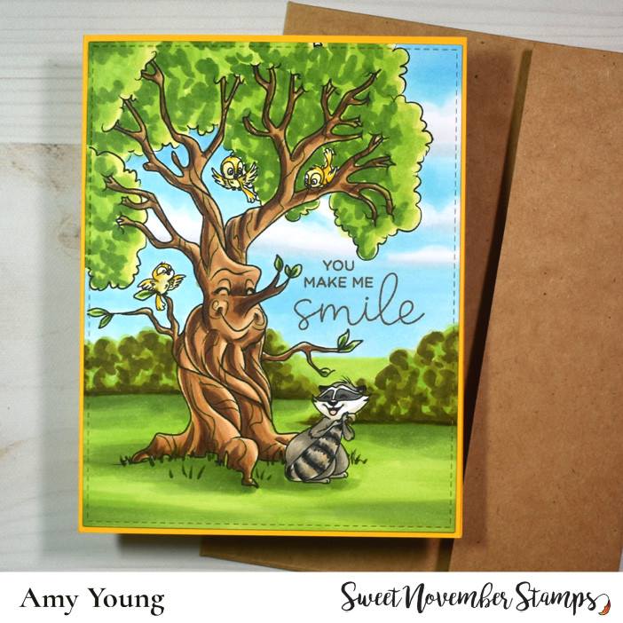 Digital Stamp - Tree Friend: Maple